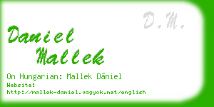 daniel mallek business card